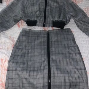 Jacket and skirt set